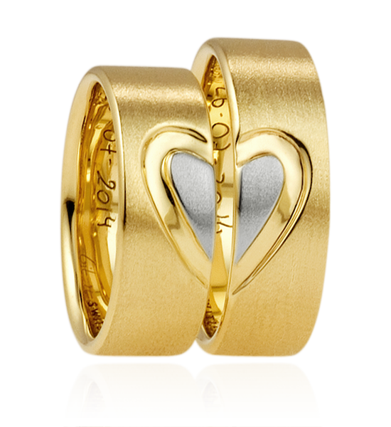 ○ Alianças de casamento Sweetheart