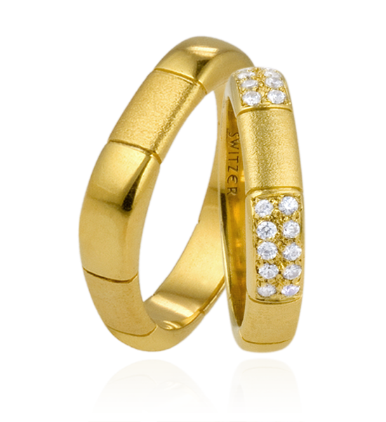 ○ Alianças de casamento Sara